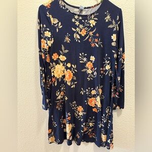 Old Navy Floral Long Sleeve Size Small Dress